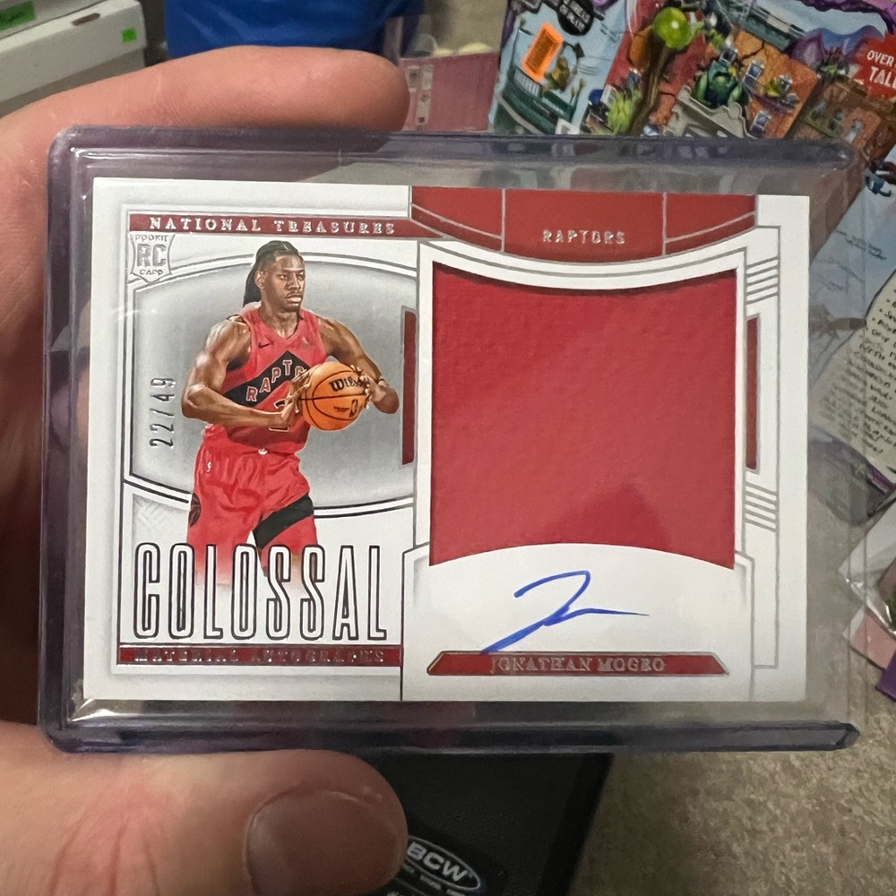 Jonathan Mogbo - National Treasures Patch Autograph